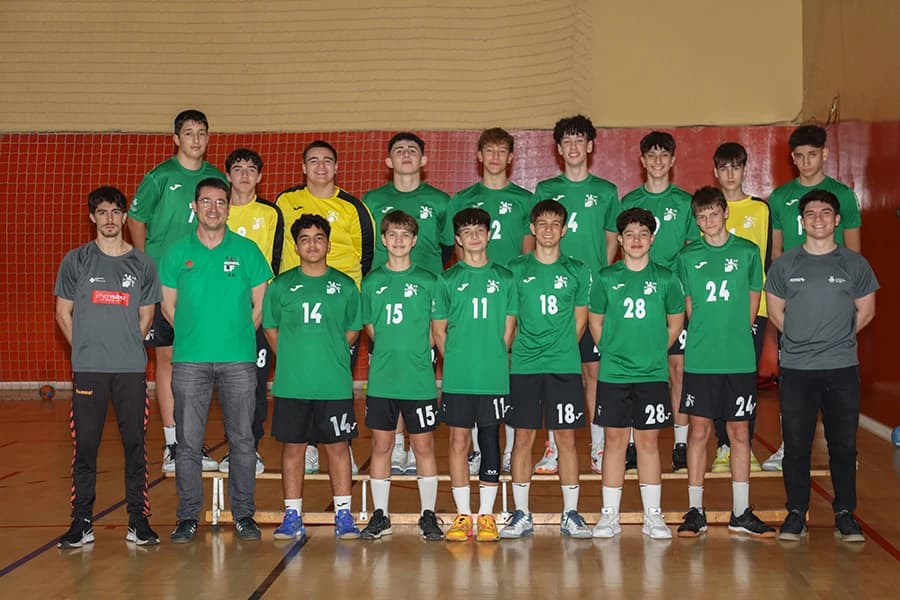 Foto oficial de l'equip Cadet Masculí Verd