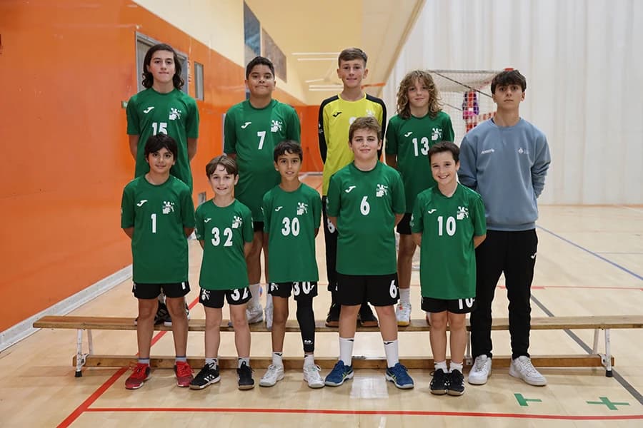 Foto oficial de l'equip Aleví Masculí Verd